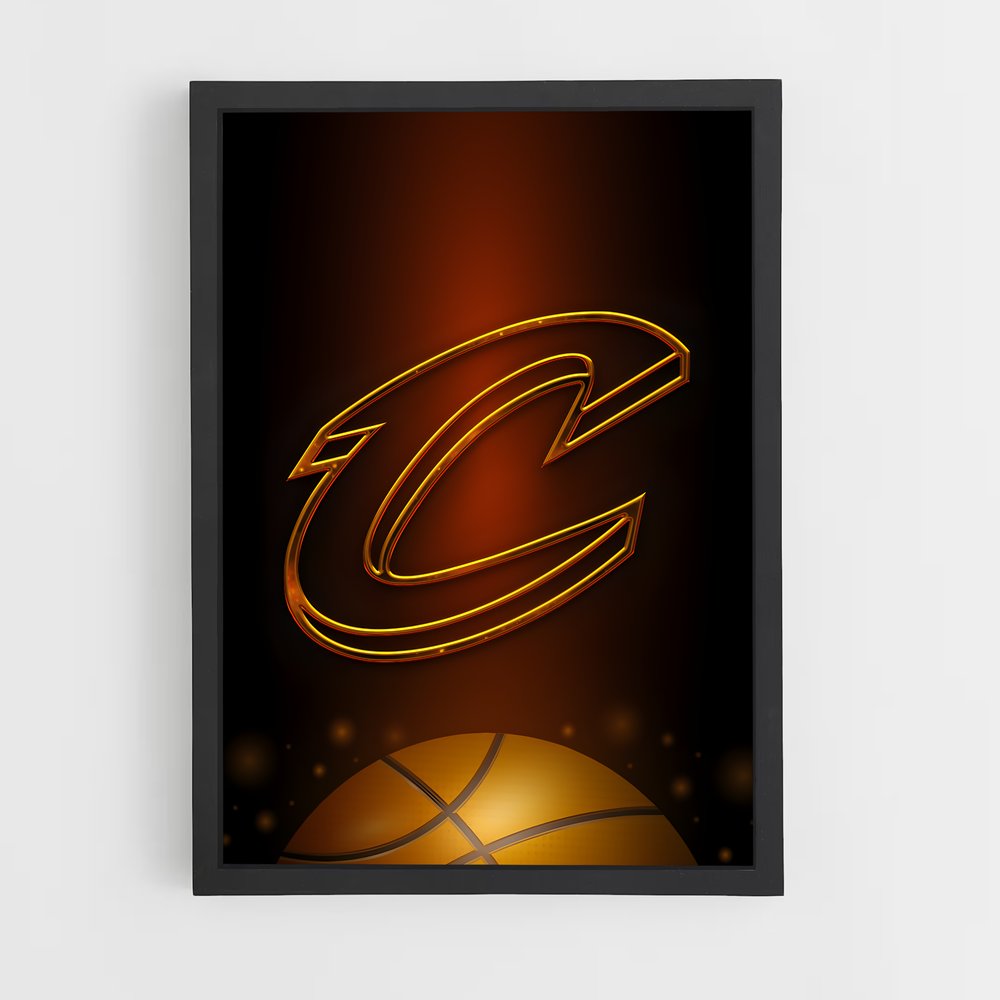 Poster Cleveland cavaliers franchise – affiche Basketball (vue 2)